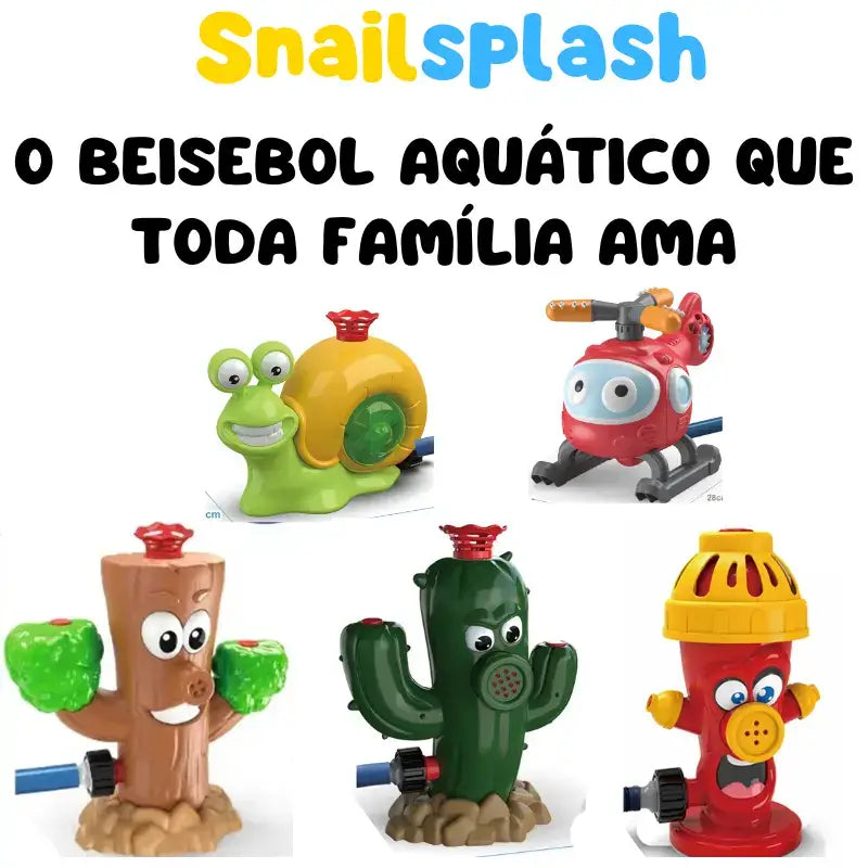 Beisebol Aquático- Snailsplash 8 Formas de Diversão 50% DESCONTO