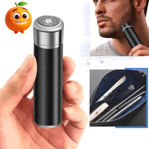 Barbeador Portátil Elétrico Profissional - UltraShave™ - Laranja Shop