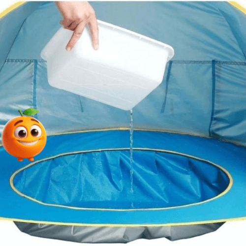 Barraca Bebê com Proteção UV - Tenda Kids - Laranja Shop