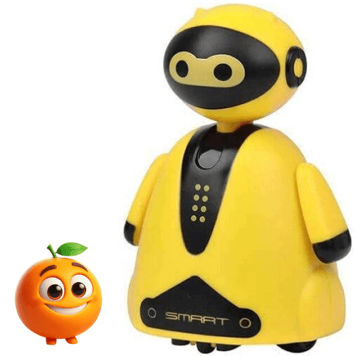 Brinquedo Educativo 1 a 8 Anos Infantil - Robot - Laranja Shop