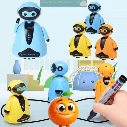 Brinquedo Educativo 1 a 8 Anos Infantil - Robot - Laranja Shop