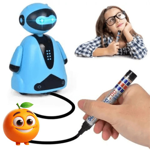 Brinquedo Educativo 1 a 8 Anos Infantil - Robot - Laranja Shop