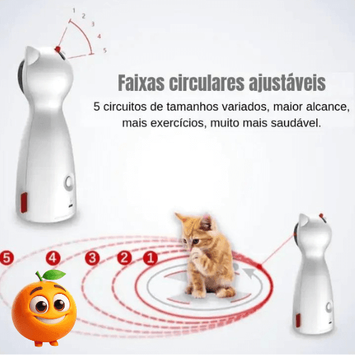 Brinquedo Estimulante de Exercícios para Gatos - Laranja Shop