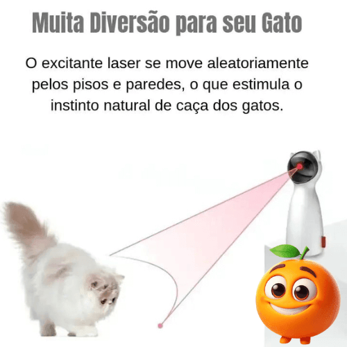 Brinquedo Estimulante de Exercícios para Gatos - Laranja Shop