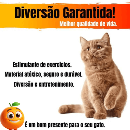 Brinquedo Torre de Gato - Laranja Shop