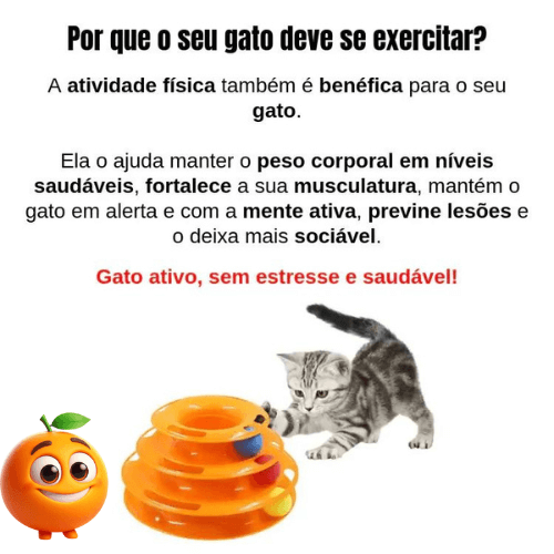 Brinquedo Torre de Gato - Laranja Shop