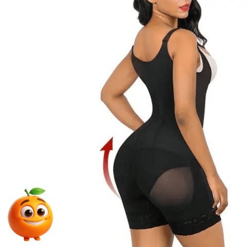 Bodysuit modelador com zíper - Laranja Shop