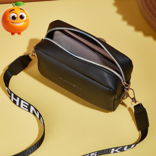 Bolsa Couro Mini Elegante Crossbody - Laranja Shop