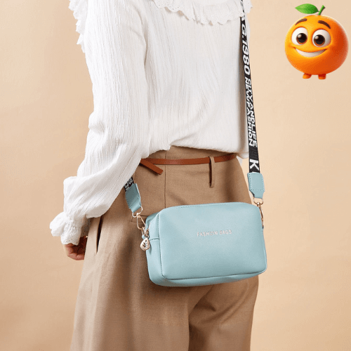 Bolsa Couro Mini Elegante Crossbody - Laranja Shop