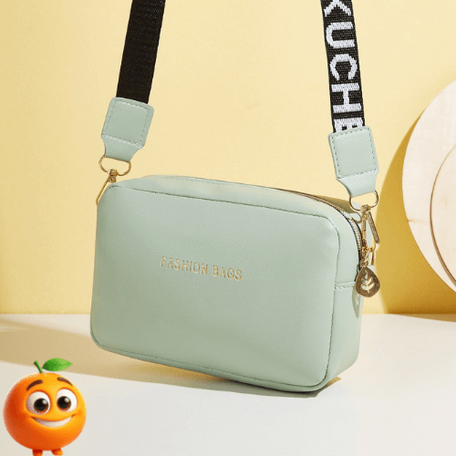 Bolsa Couro Mini Elegante Crossbody - Laranja Shop