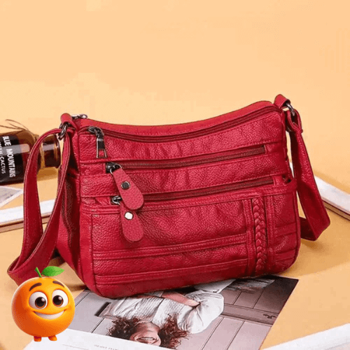 Bolsa Feminina de Couro - Sierra - Laranja Shop