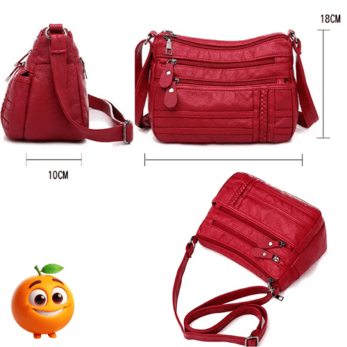 Bolsa Feminina de Couro - Sierra - Laranja Shop