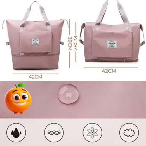 Bolsa Feminina Expansível - Laranja Shop