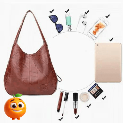 Bolsa Feminina Modelo Jhegger - Laranja Shop