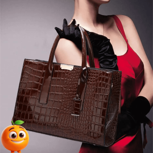 BOLSA FEMININA MODELO NELLY - Laranja Shop