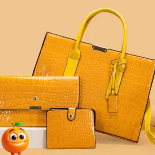 BOLSA FEMININA MODELO NELLY - Laranja Shop