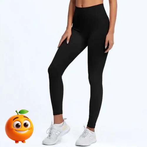 Calça Legging Push Up Sem Costura de Academia. - Laranja Shop