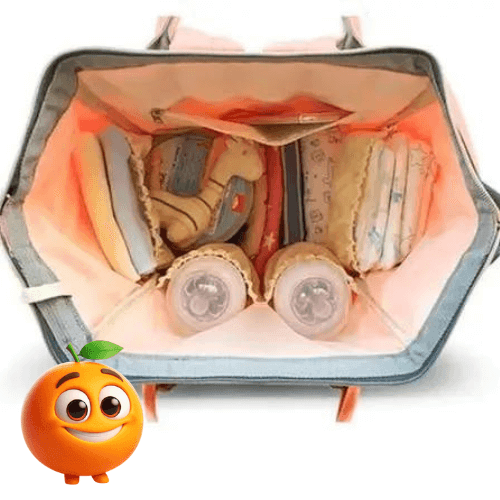 Bolsa Maternidade Térmica LeQueen - Laranja Shop