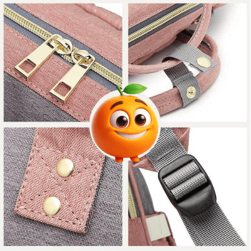 Bolsa Maternidade Térmica LeQueen - Laranja Shop