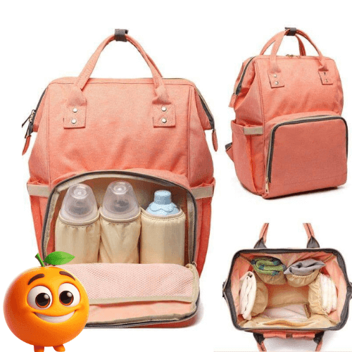 Bolsa Maternidade Térmica LeQueen - Laranja Shop