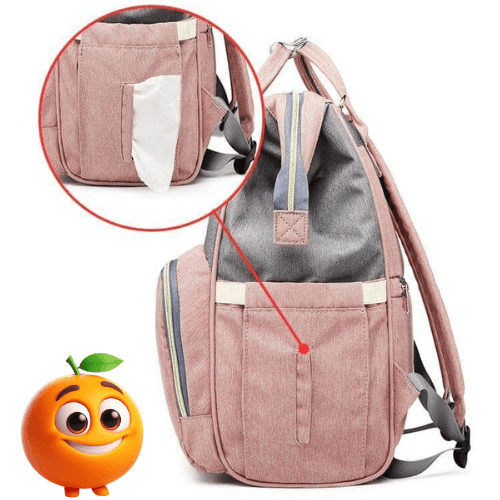 Bolsa Maternidade Térmica LeQueen - Laranja Shop