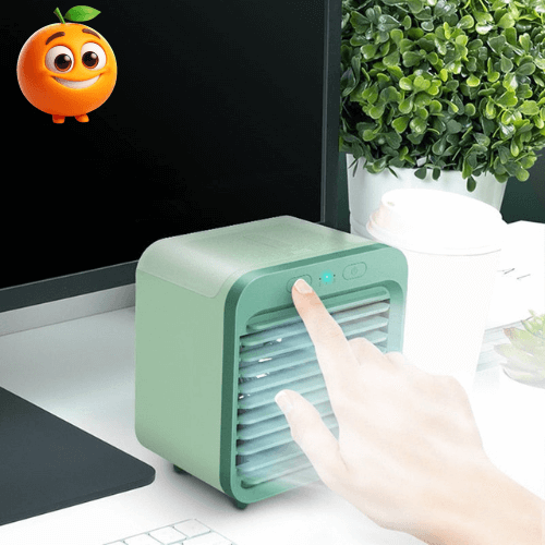 Ar-Condicionado Portátil para Casa Climatizador/Electroluz - Laranja Shop