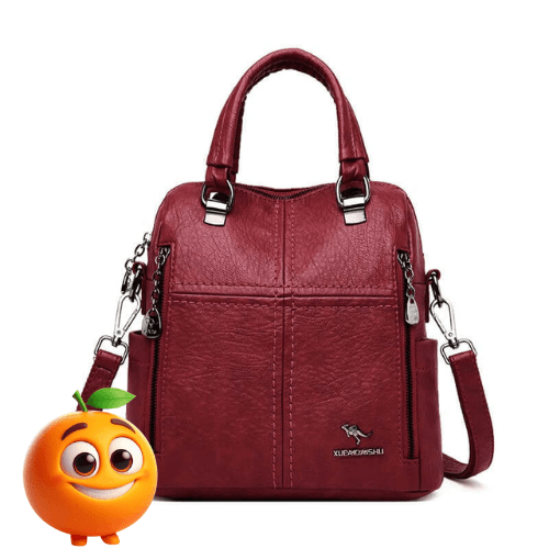 Bolsa Transversal Feminina Casual - Aussie - Laranja Shop