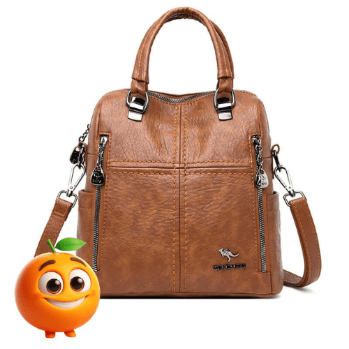 Bolsa Transversal Feminina Casual - Aussie - Laranja Shop