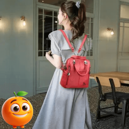 Bolsa Transversal Feminina Casual - Aussie - Laranja Shop