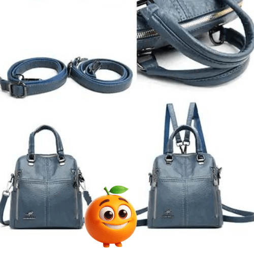 Bolsa Transversal Feminina Casual - Aussie - Laranja Shop