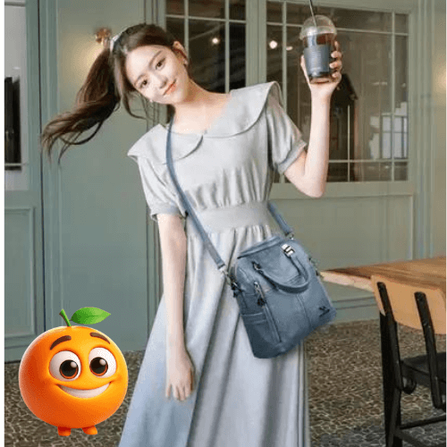 Bolsa Transversal Feminina Casual - Aussie - Laranja Shop