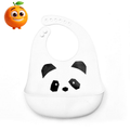 Babador de silicone para bebê - Laranja Shop