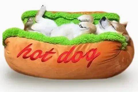 Cama para Pets - Hot Dog - Laranja Shop