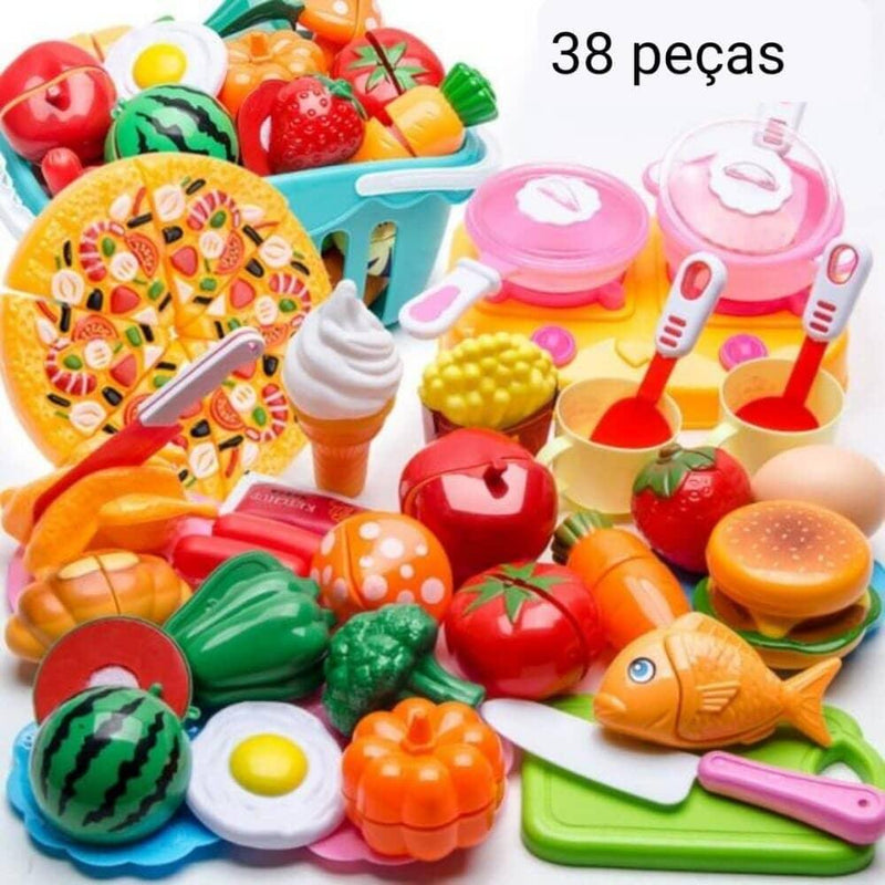 Conjunto de Comidas - Brinquedo de comidinhas divertidas para sua criança - Empire Woman's Life 