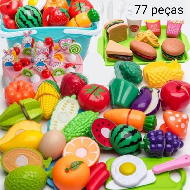 Conjunto de Comidas - Brinquedo de comidinhas divertidas para sua criança - Empire Woman's Life 